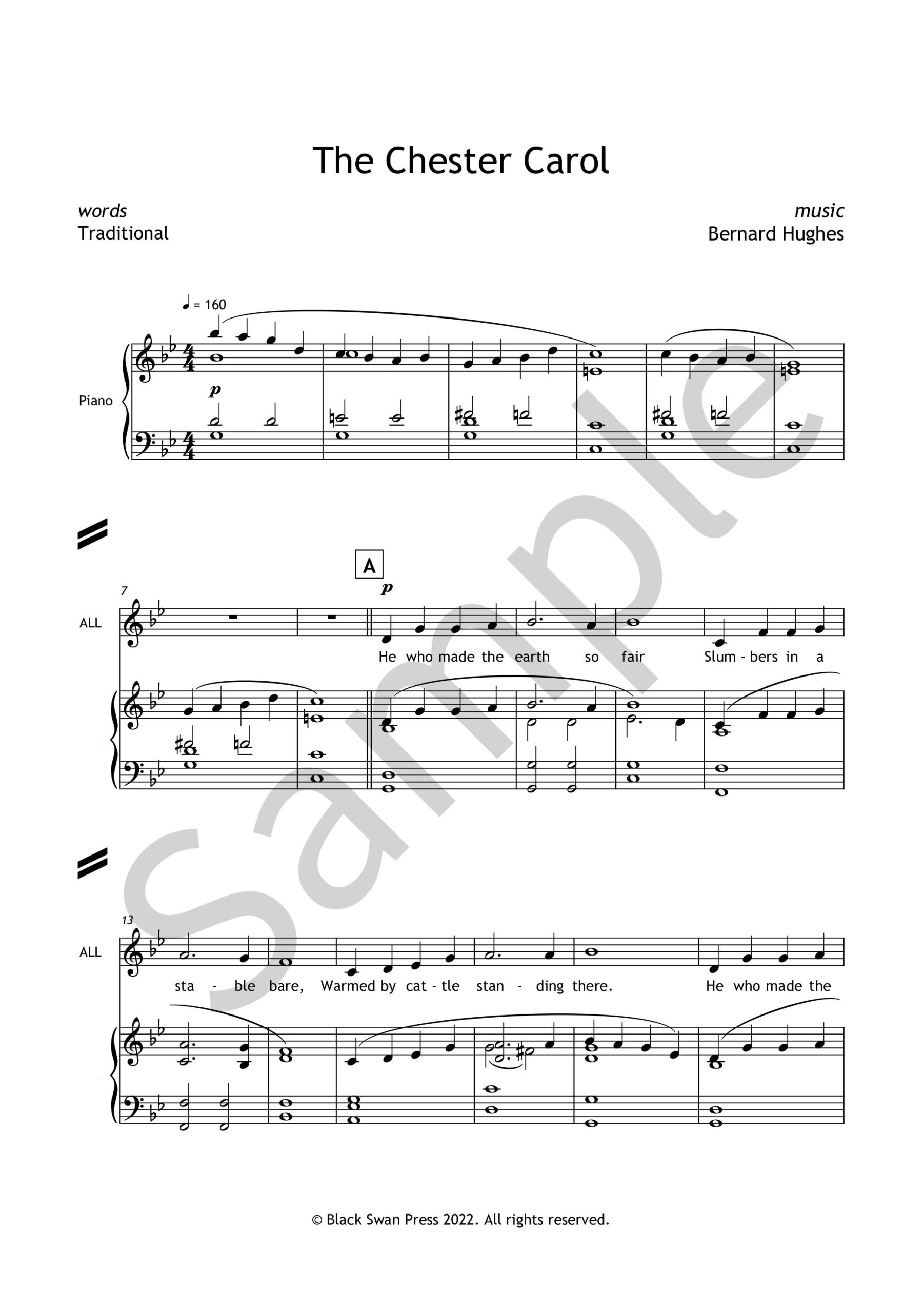 Bernard Hughes: The Chester Carol - Image 2