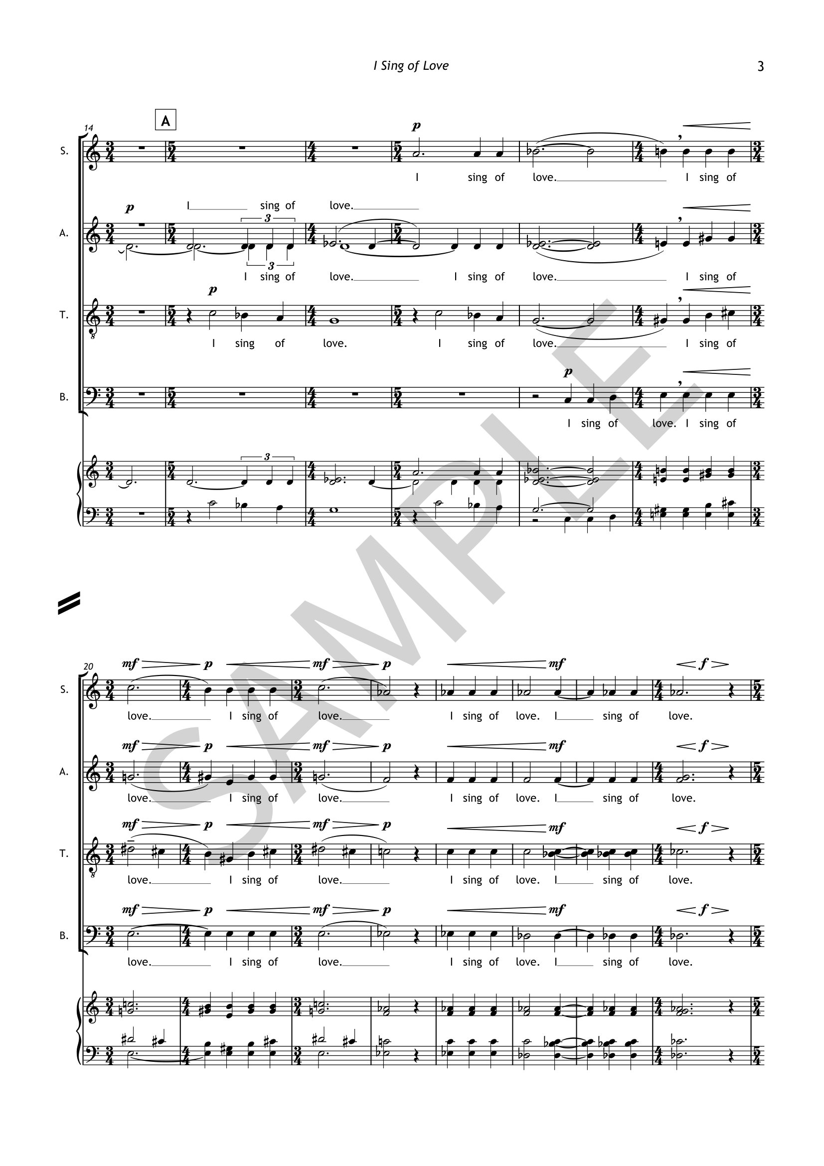 Bernard Hughes: I Sing of Love - Image 3