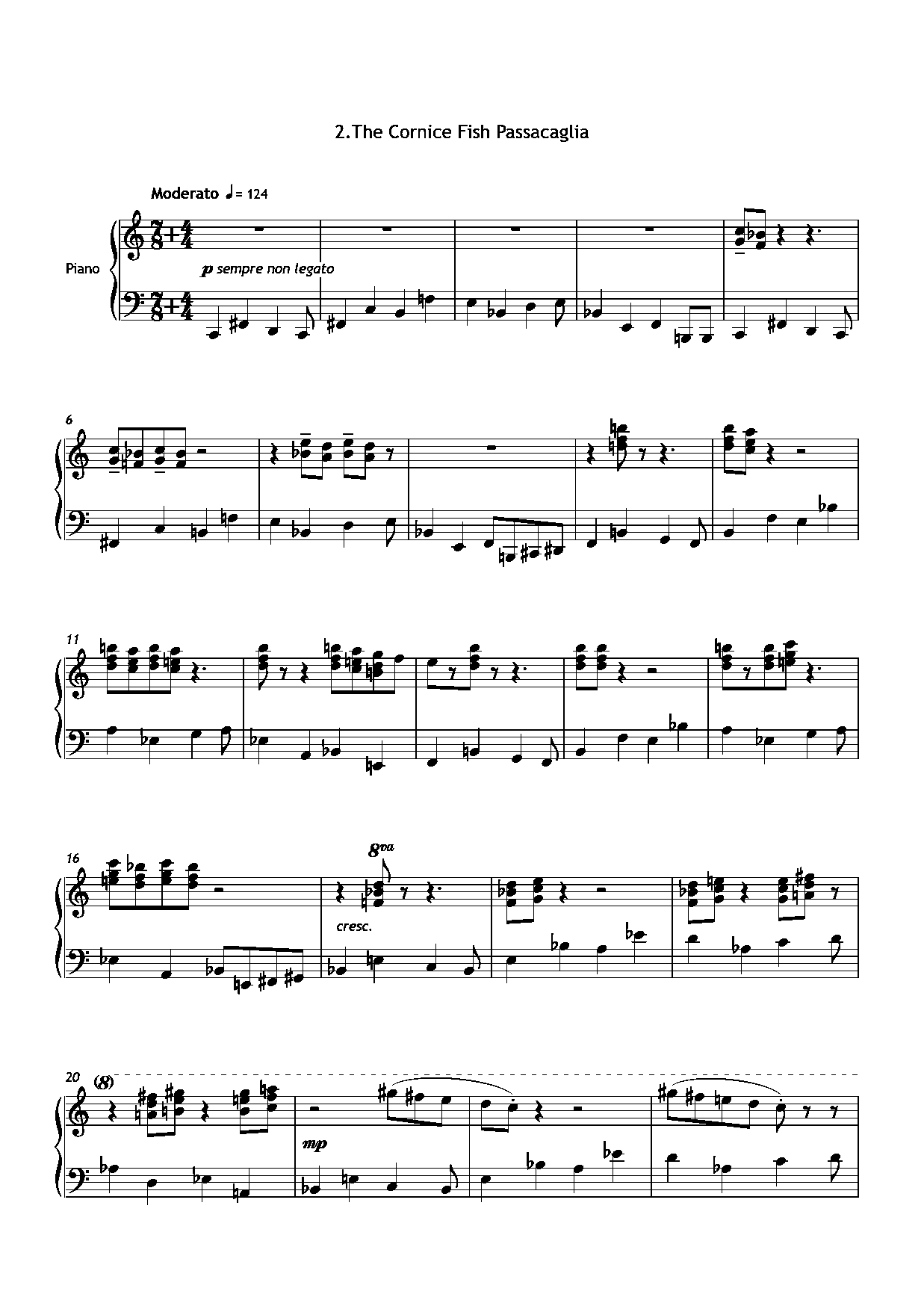 Bernard Hughes: Three Studies for piano - Image 3